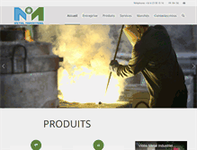 Tablet Screenshot of metalindustriel.com